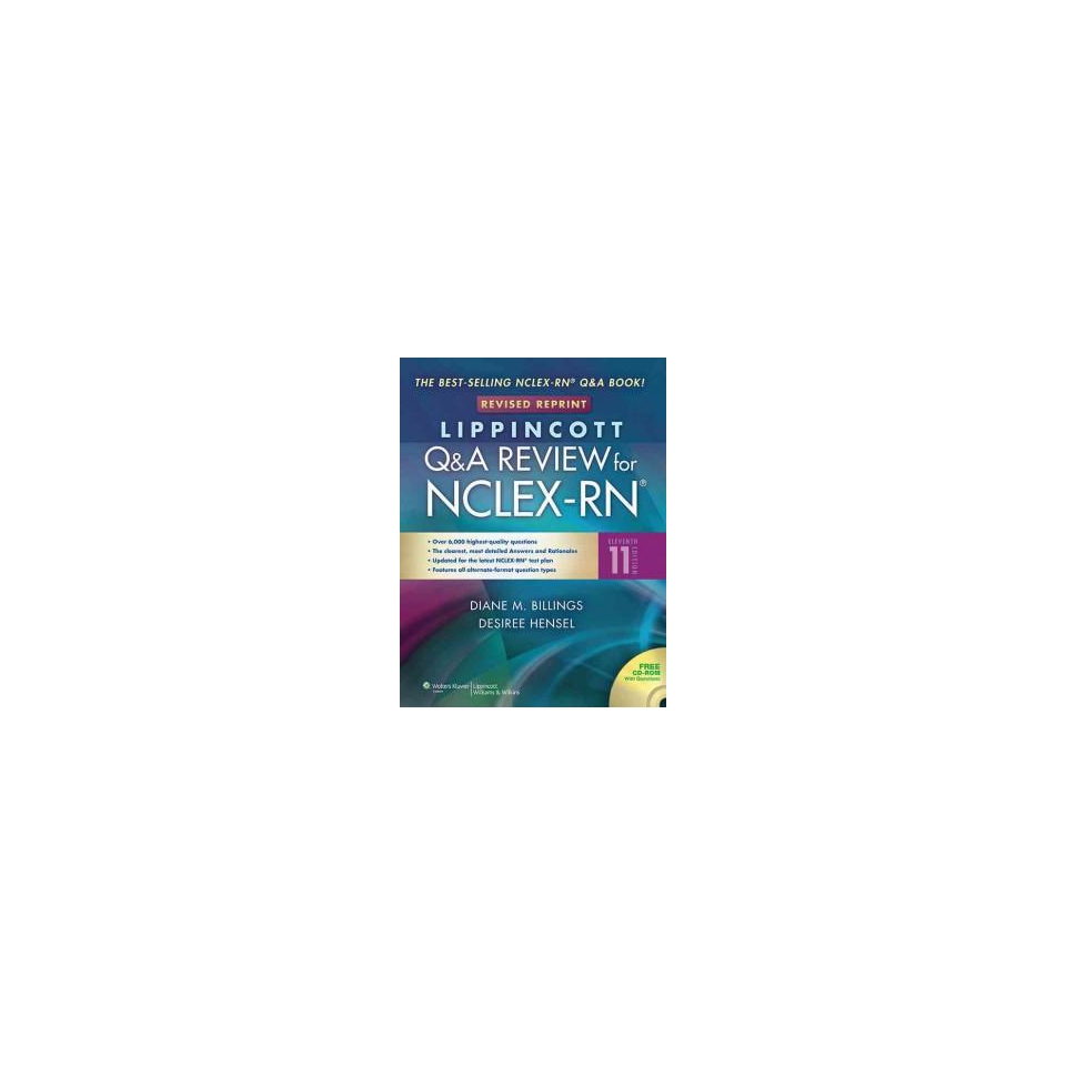 Lippincott Q&A Review for NCLEX RN (Revised / Reprint) (Mixed media