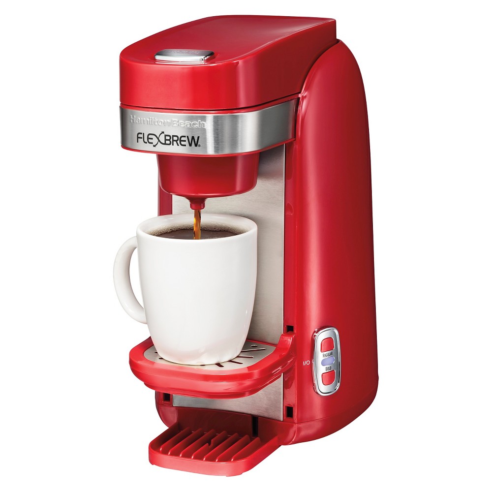 Hamilton Beach FlexBrew Single-Serve Plus Coffee Maker - Red - 49960 ...