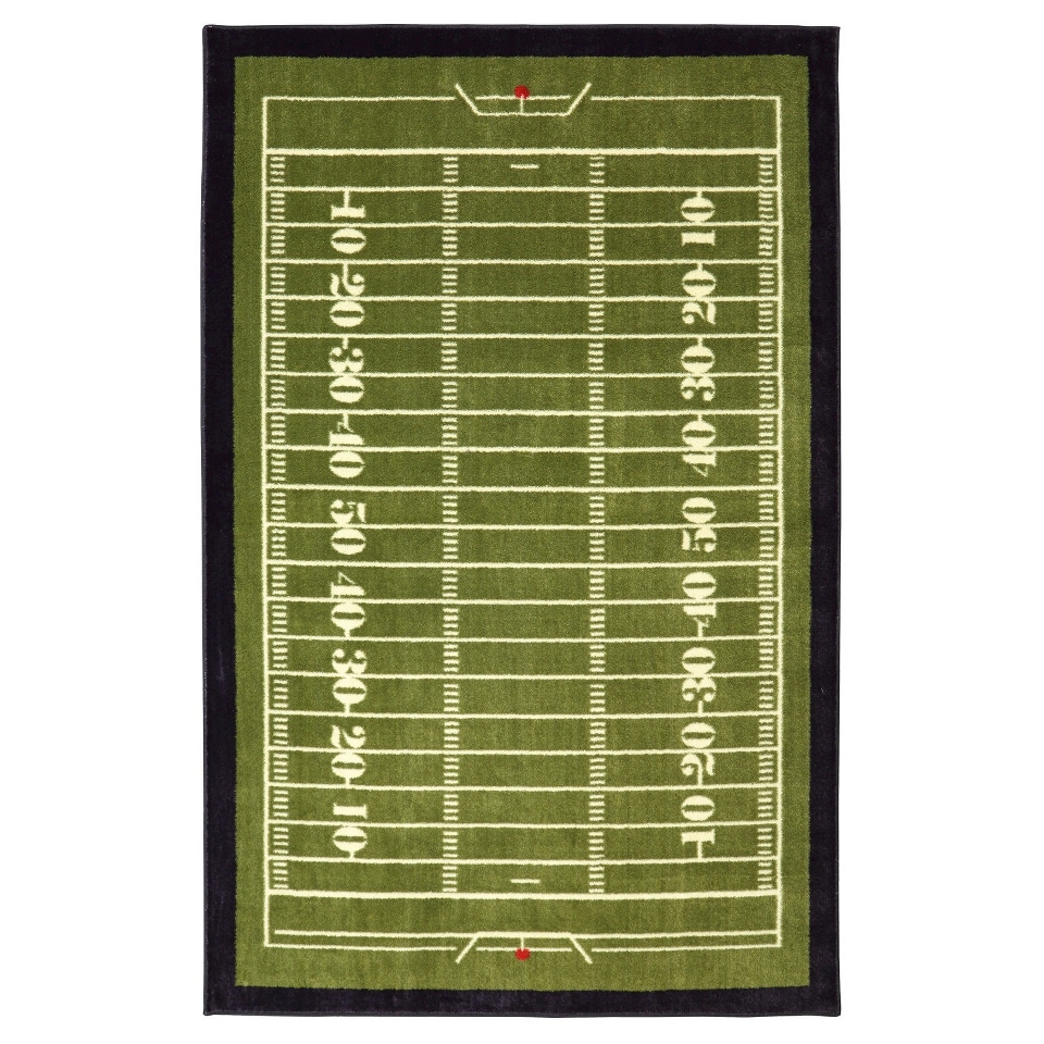 Mohawk Field Area Rug   Green (5x8)