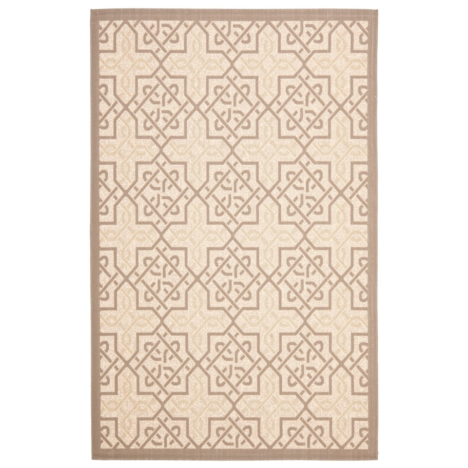 Safavieh Henwood Outdoor Rug   Beige / Dark Beige