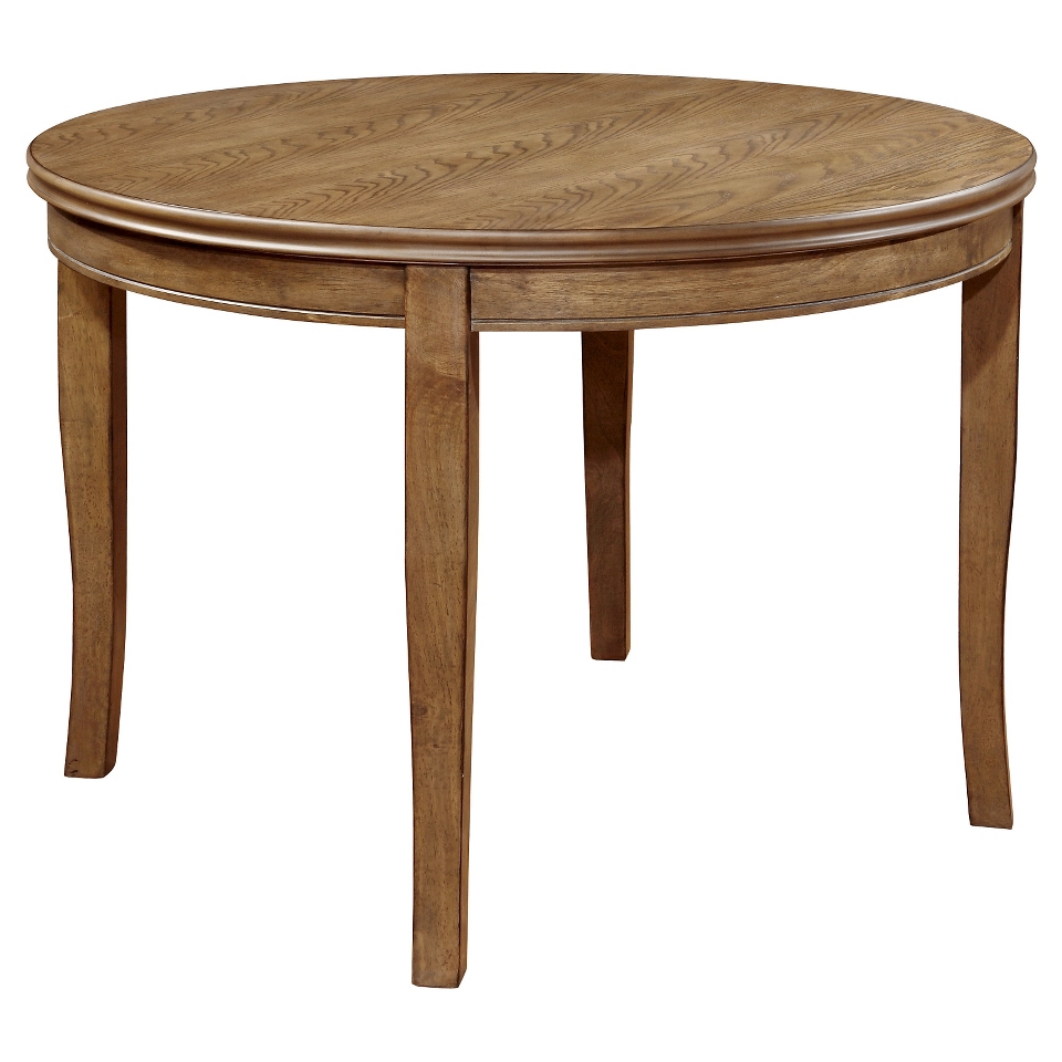 Simple Wood Round Table   Natural Tone