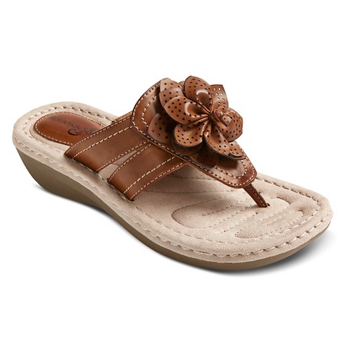 Women's Mountain Sole® Cece Floral Thong Sandals | eBay