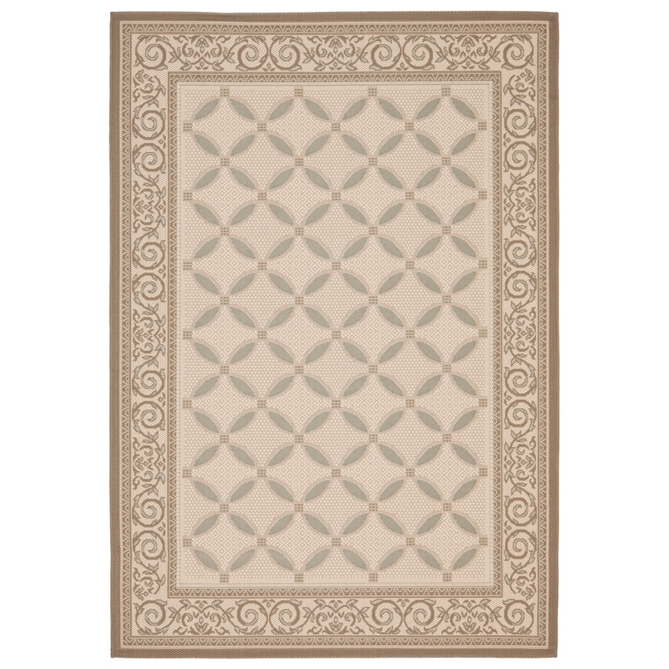 Safavieh Hender Outdoor Rug   Beige / Dark Beige