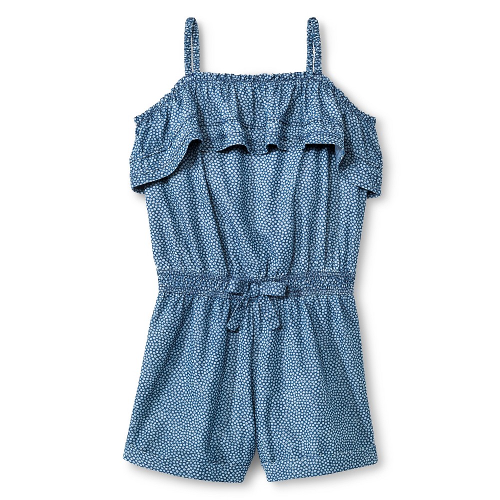 Girls' Polka Dots Romper Blue 7 - Genuine Kids from Oshkosh, Girl's ...