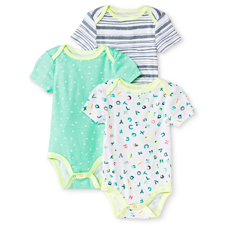 Oh Joy® Newborn 3 Pack Bodysuit Set   ABC