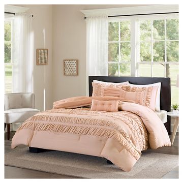 blush pink comforter set : Target