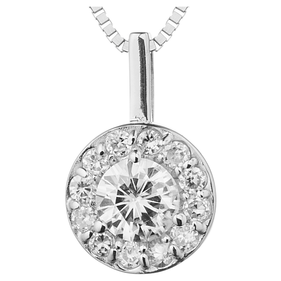 24 CT. T.W. Forever Brilliant® Round Moissanite Prong Set Pendant