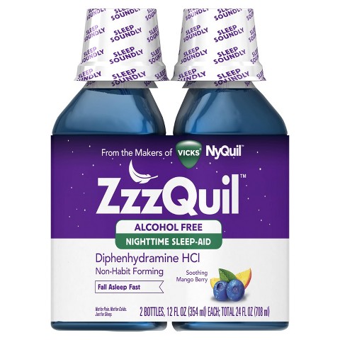 ZzzQuil® Alcohol-Free Nighttime Sleep Aid : Target